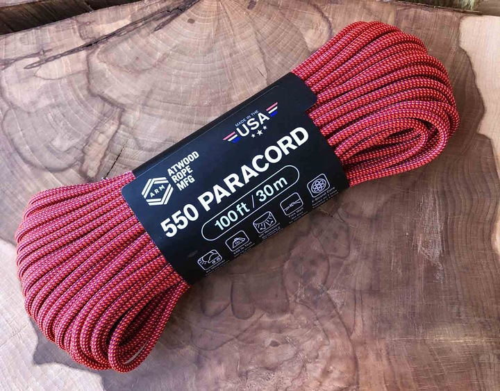 Linka 550 Paracord Color Changing 100ft BloodMoon
