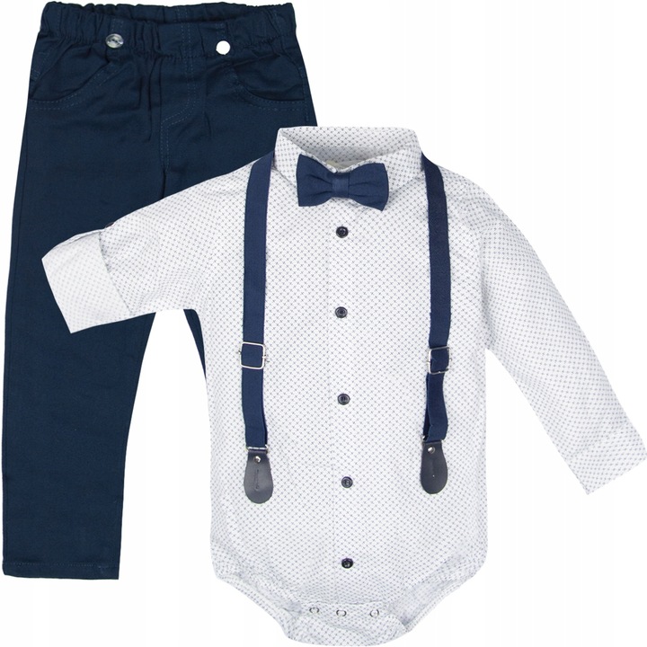 ELEGANCKI KOMPLET NIEMOWLĘCY Z KOSZULOBODY 86