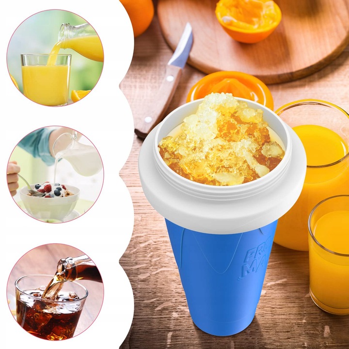 Kubek do Lodów Granity Sorbetów Slushy Koktajli Mrożonych 330ml