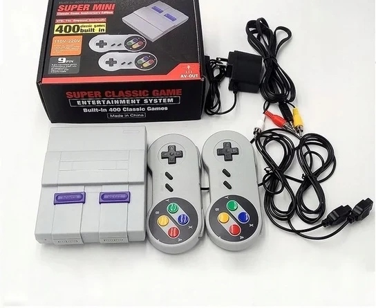 Konsola dawne nintendo 400 Gier - 2 Pady, Retro Gaming, prezent dla dzieci