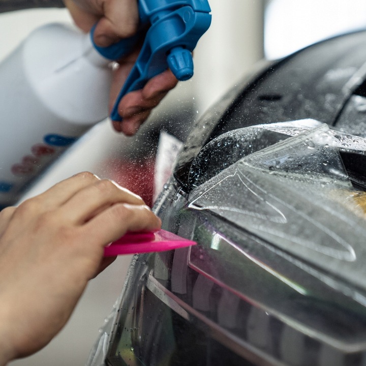 Folia Ochronna PPF Ultrashield Gloss Bezbarwna Do Lamp Zderzaków 50x100cm