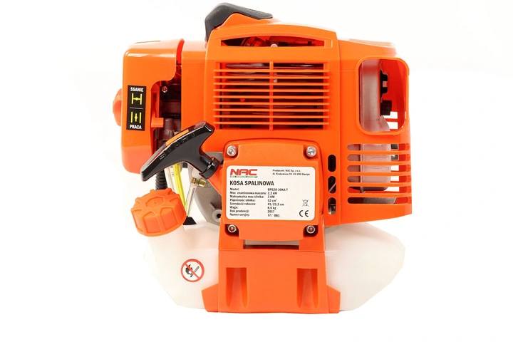 WYWAŻONA KOSA SPALINOWA NAC BP520-30KA-T 51,7CM3 Z UCHWYTEM ANTYWIBRACYJNYM