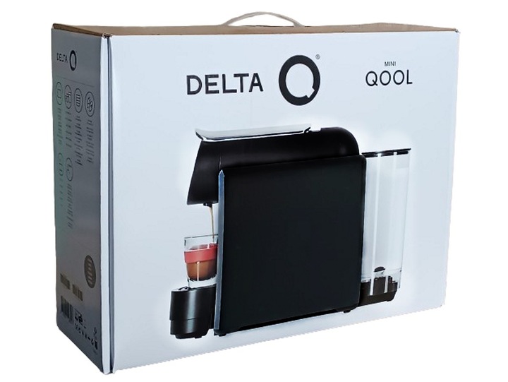 Ekspres kapsułkowy Delta Q MILKQOOL mini 20 bar czarny