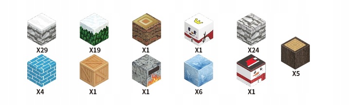 KLOCKI MAGNETYCZNE 2 cm kostki budowlane konstrukcyjne BLOKI SZEŚCIANY 92el