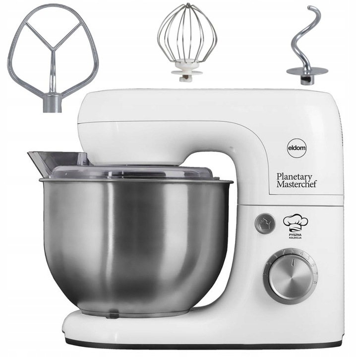 Robot kuchenny planetarny Eldom WRK1200 chefs 1500W biały