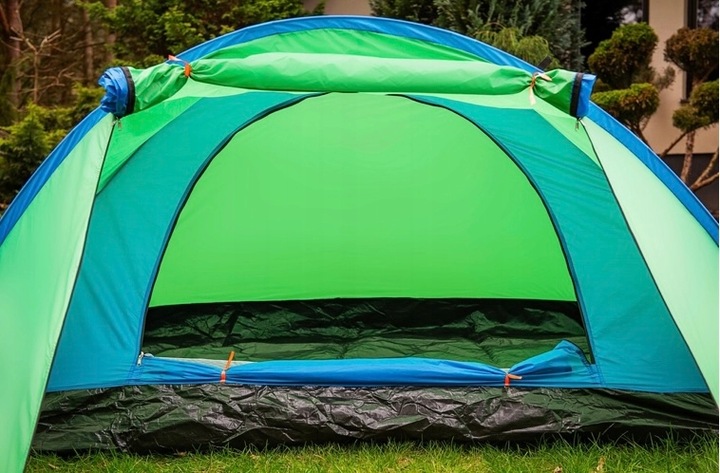 Namiot Turystyczny Kempingowy Duży 6-osobowy Praktyczny Igloo 240x290cm