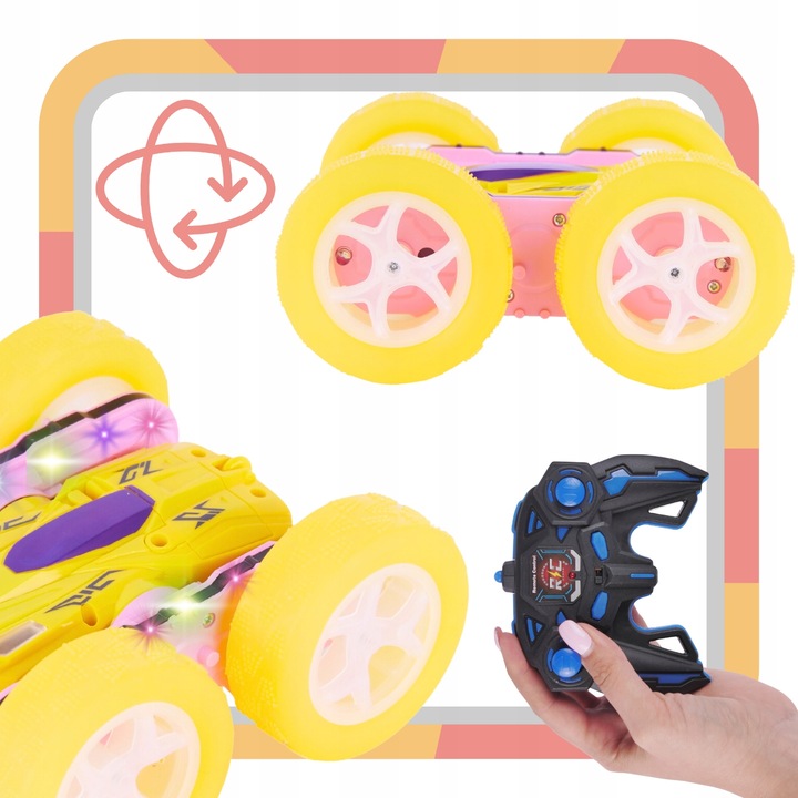 Auto akrobata Zdalnie Sterowany samochód na pilota na baterie AAA