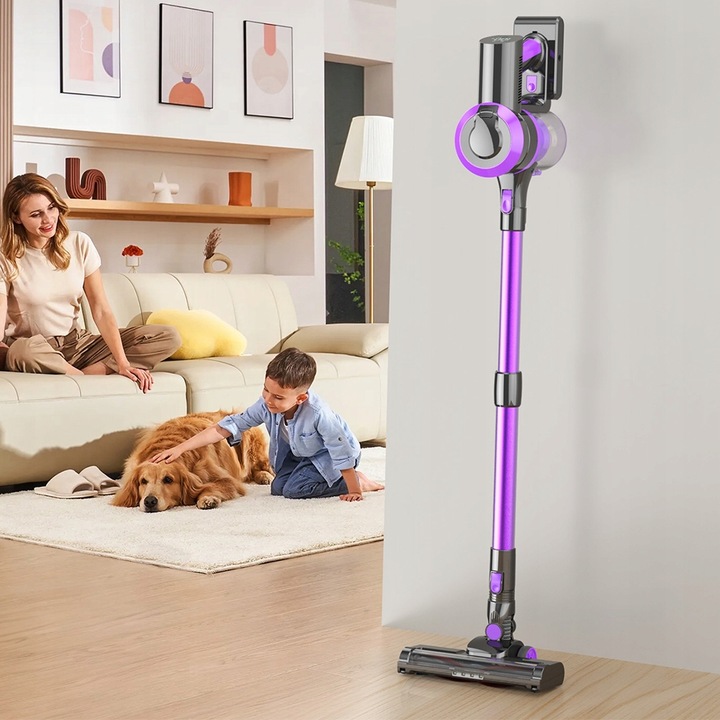 ODKURZACZ AKUMULATOROWY PIONOWY RĘCZNY BEZPRZEWODOWY 400W 4W1 30kPa DO DOMU
