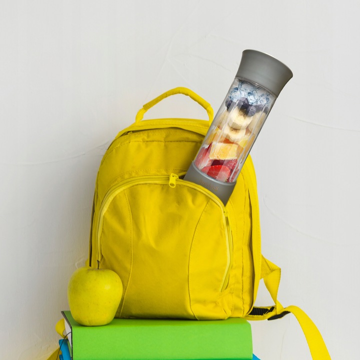 BLENDER KIELICHOWY DO SMOOTHIE I KOKTAJLI RECZNY beWell 500ml BEZPRZEWODOWY