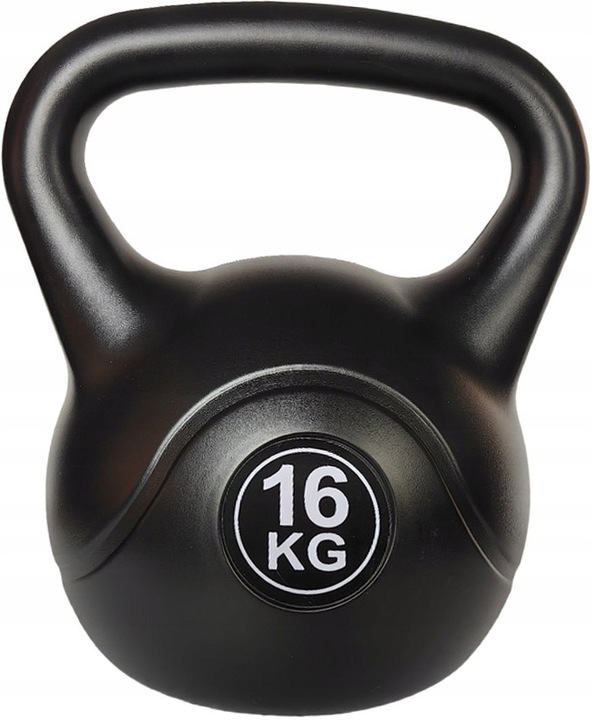 KETTLEBELL KETTLE ODWAŻNIK OBIĄŻENIE DO ĆWICZEŃ FUNFIT GYM&FITNESS 16 KG
