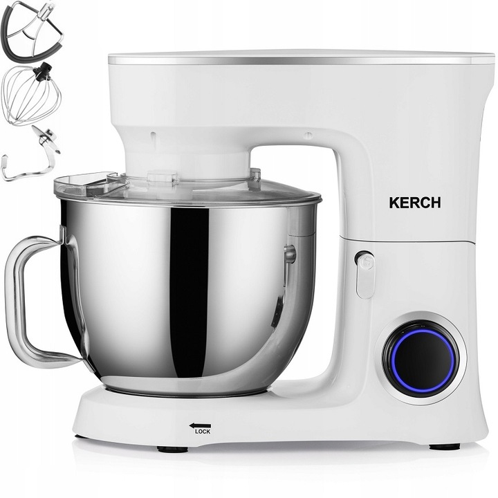 ROBOT KUCHENNY PLANETARNY MIKSER Z MISĄ KERCH BAKER WHITE 7L