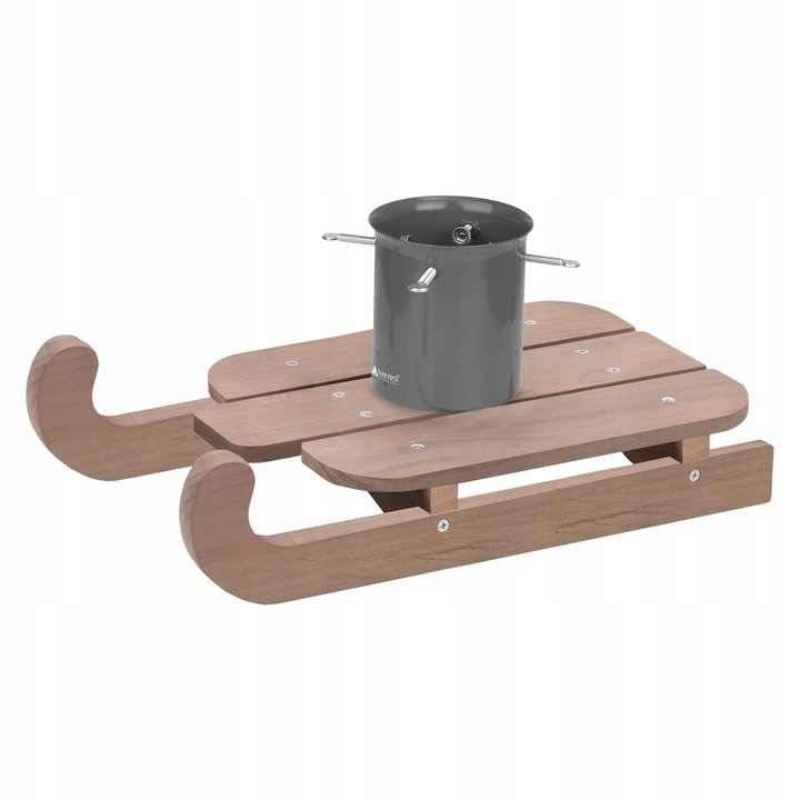 Stojak pod choinkę z pojemnikiem na wodę 1,3l sanki Podstawka pod drzewko