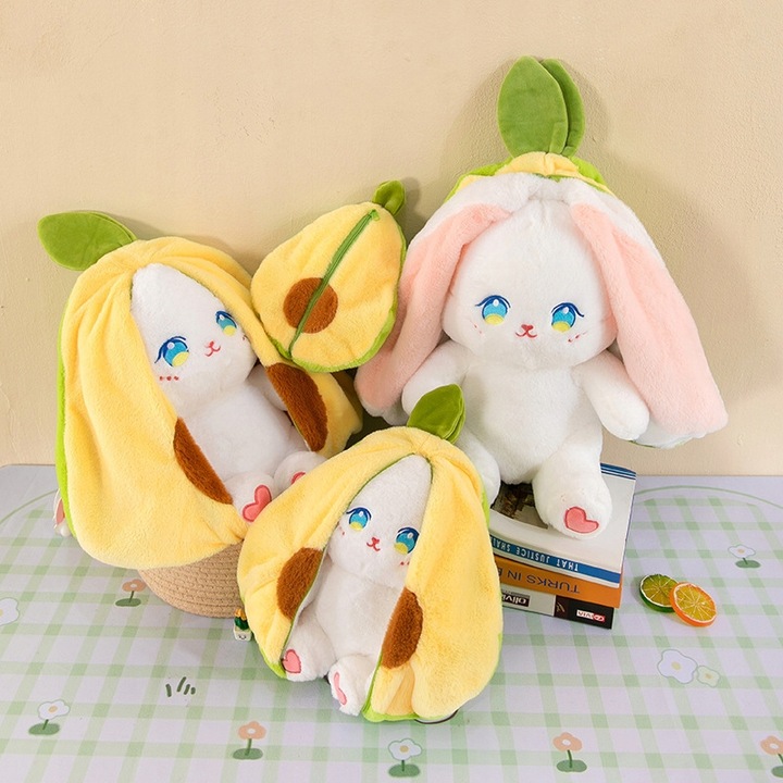 Maskotka KRÓLIK W MARCHEWCE Króliczek Marchewka Zając Pluszak DUŻY XL 20 cm