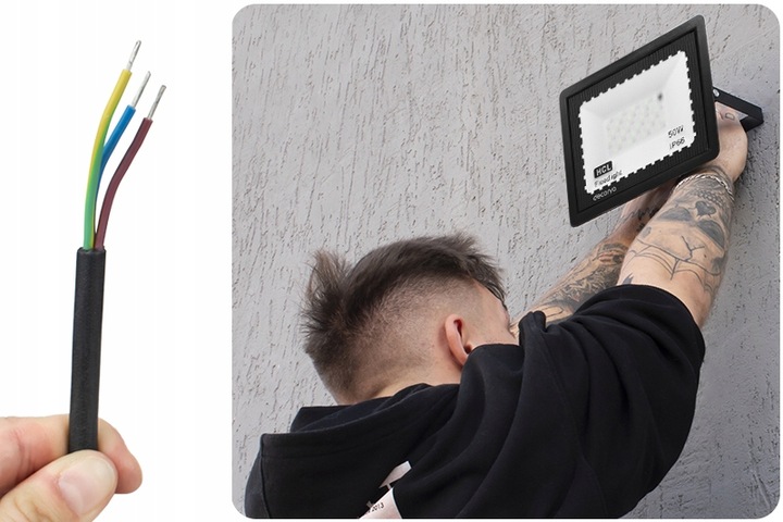 ZEWNĘTRZNE KOLOROWE OŚWIETLENIE LED ŚWIĄTECZNE LAMPKA ILUMINACJA FLASH IP66