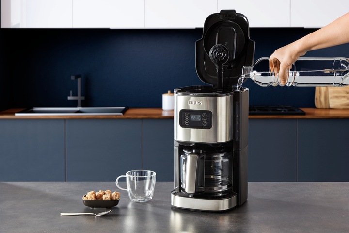 Krups Ekspres do kawy przelewowy KM480D10 - do 15 filiżanek 1,25 l