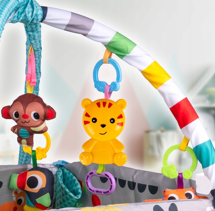 MATA EDUKACYJNA DLA NIEMOWLĄT INTERAKTYWNA 5W1 DUŻA DŻUNGLA