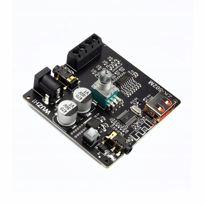 Wzmacniacz audio bluetooth 2x50W AUX USB ZK-502M