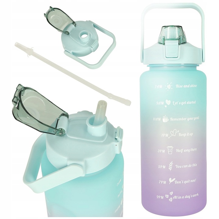 Butelka na wodę bidon duży pojemny 2000ml