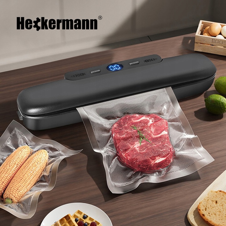 ZGRZEWARKA PRÓŻNIOWA DO PAKOWANIA ŻYWNOŚCI JEDZENIA PAKOWARKA 120W + FOLIA