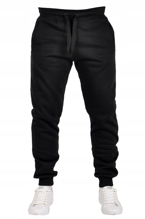 K01 r. XL MĘSKIE SPODNIE DRESOWE JOGGERY GŁADKIE