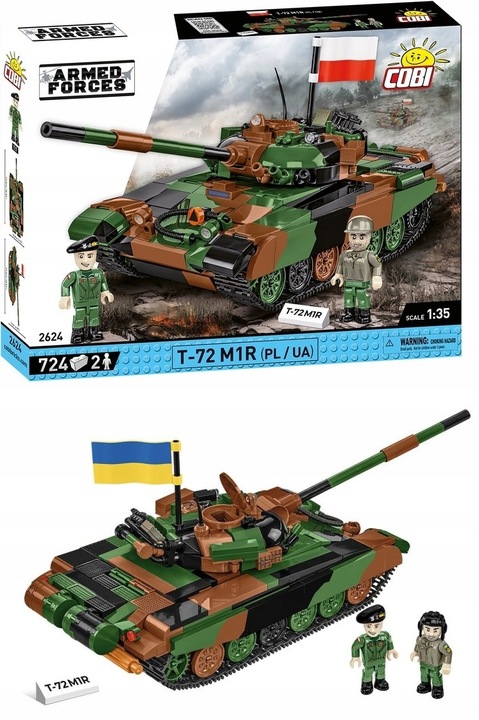 cobi 2624 Czołg T-72M1R ARMED FORCES T-72M1R (PL/UA)