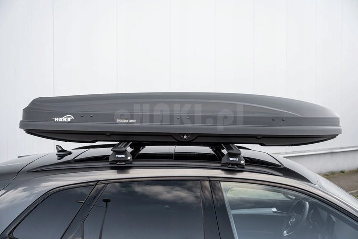 BAGAŻNIK DACHOWY BOX KUFER NA DACH HAKR MAGIC 450L 220x80x40 cm