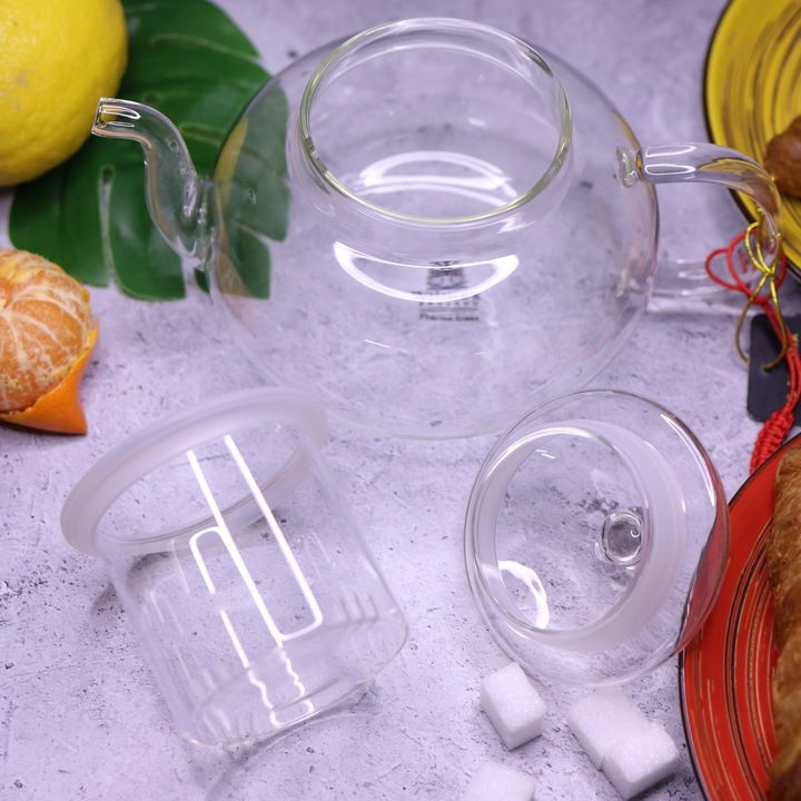 Dzbanek zaparzacz do herbaty szkło termiczne Wilmax 1200ml