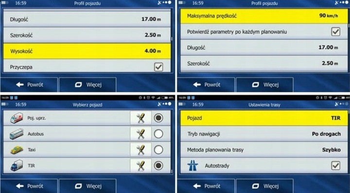 Nawigacja GPS samochodowa dla CIĘŻARÓWKI TIR iGO Primo Truck USB MAPY 2024