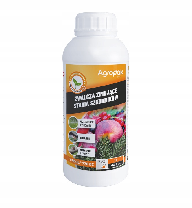 Treol 770EC olej oprysk środek owadobójczy na przędziorka misecznika 1l