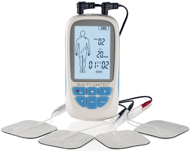 Elektrostymulator mięśni nerwów TENS EMS MASS 73 PROGRAMY 40 POZIOMÓW