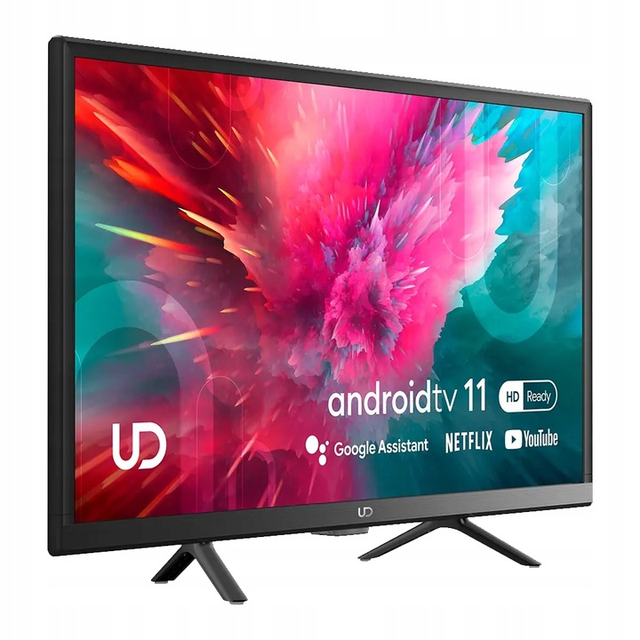 SMART TV 24" TELEWIZOR UD 24W5210S D LED Android 11 DVB-T2 HEVC CHROMECAST