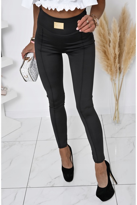 ELEGANCKIE SOPASOWANE LEGGINSY Z ZAMKIEM LAURE! WZ.2