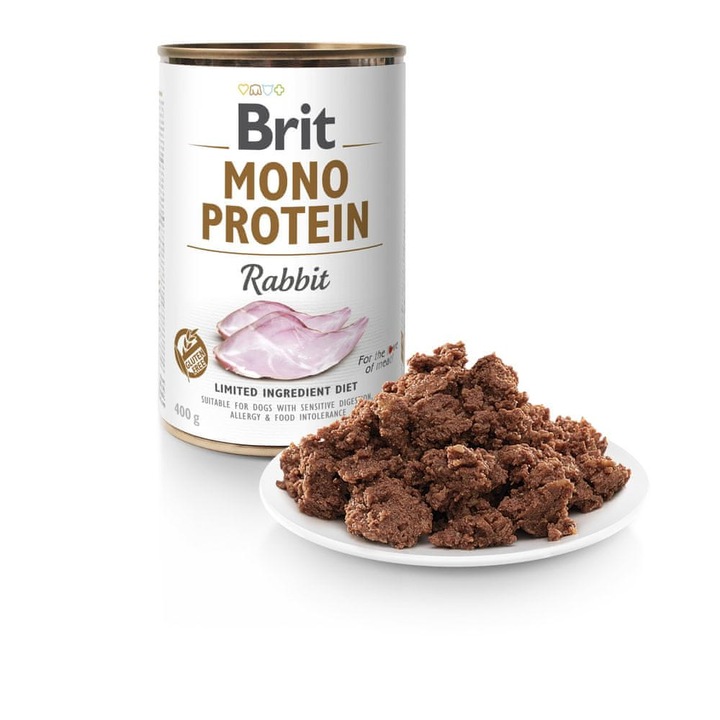 BRIT MONO PROTEIN RABBIT 12x400g