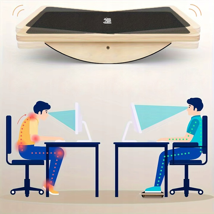 DESKA DO BALANSOWANIA BALANCE BOARD Platforma do Ćwiczeń TRENING RÓWNOWAGI