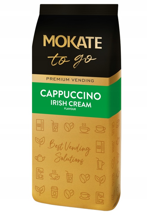 Napój Kawowy Kawa Cappuccino Irish Cream Vending Duże Opakowanie 1kg Mokate