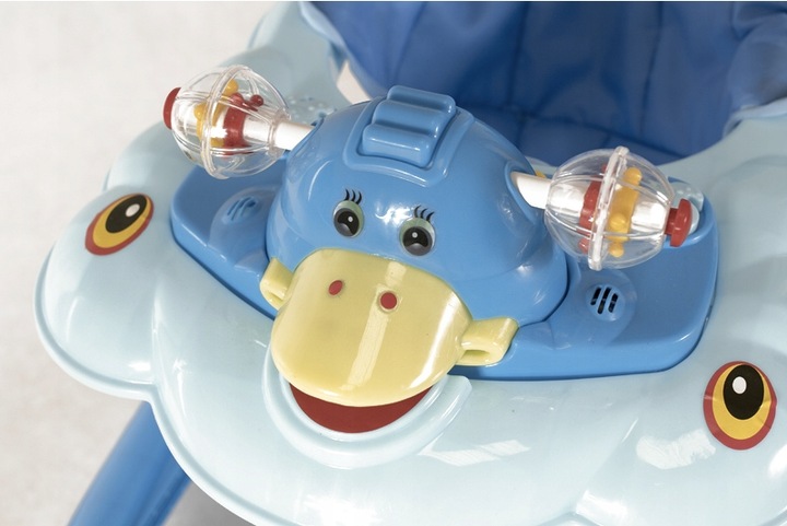 JEŹDZIK CHODZIK INTERAKTYWNY DLA DZIECI REGULACJA WYSOKOŚCI PCHACZ 3 KOLORY