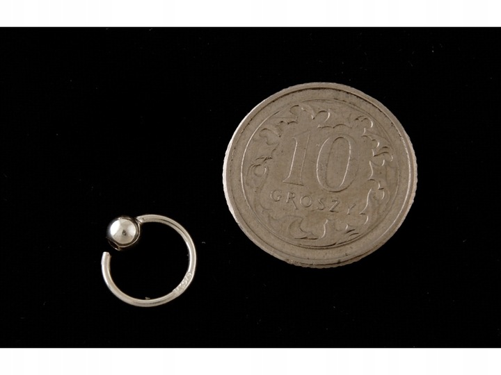 Kolczyk ze srebra na chrząstke ucha kn135