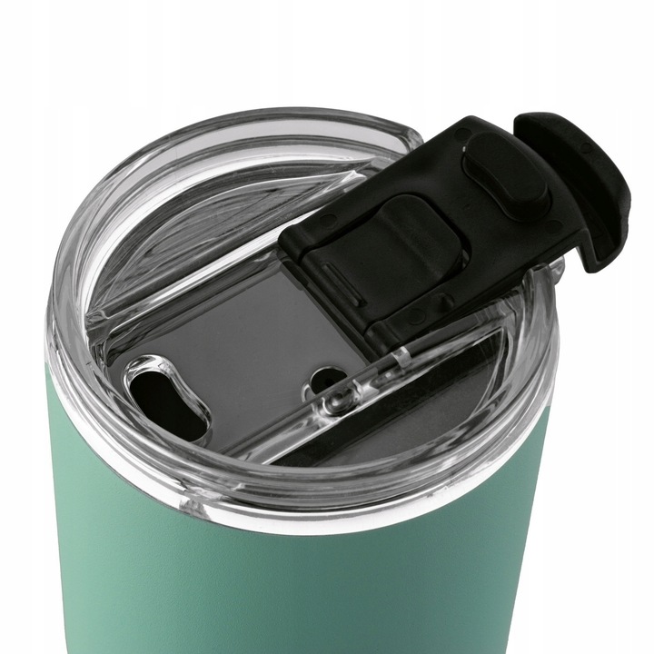 KUBEK TERMICZNY DUŻY ze słomką PRÓŻNIOWY ZIELONY Konighoffer Davos 1200 ml