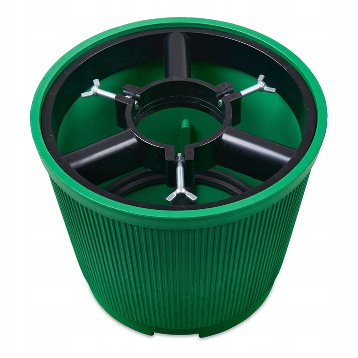 DONICA STOJAK NA POD CHOINKE DO CHOINKI PODSTAWKA 10L ZIELONY GRAFITOWY