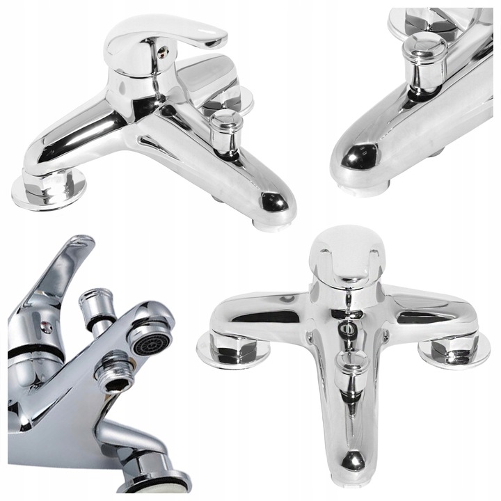 BATERIA WANNOWA STOJĄCA 2-OTWOROWA 145MM MOSIĄDZ RETRO KLASYCZNA NAWANNOWA