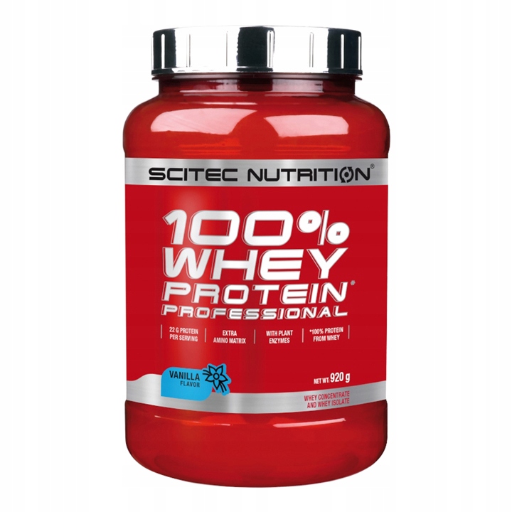 SCITEC 100% Whey Protein Professional 920g BIAŁKO