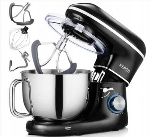 ROBOT KUCHENNY PLANETARNY MIKSER Z MISĄ KERCH MYCHEF BLACK 6,2L