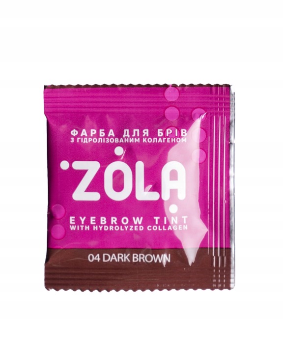 Farbka do brwi Zola 04 Dark brown 5ml + aktywator 5ml