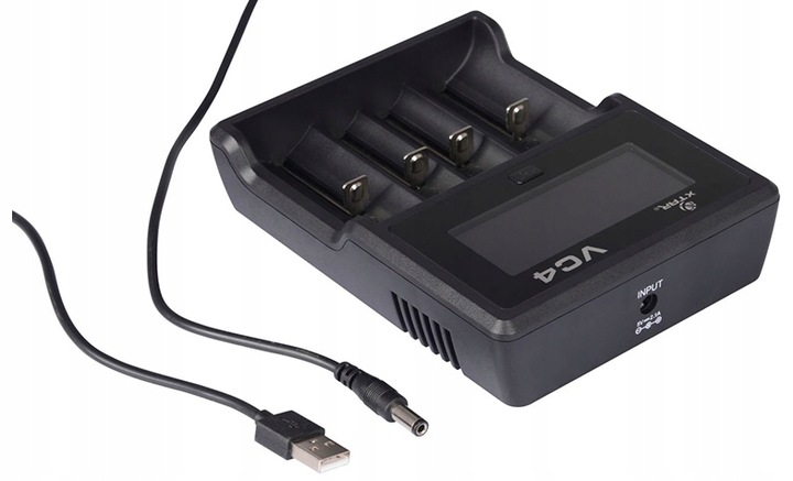 ŁADOWARKA DO BATERII AA 18650 26650 25500 R14 R20