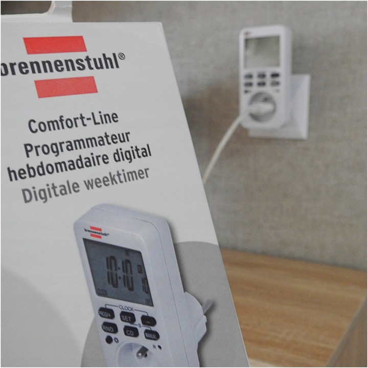 Programator Czasowy z Wyświetlaczem 10 trybów Podświetlenie Pamięć Danych