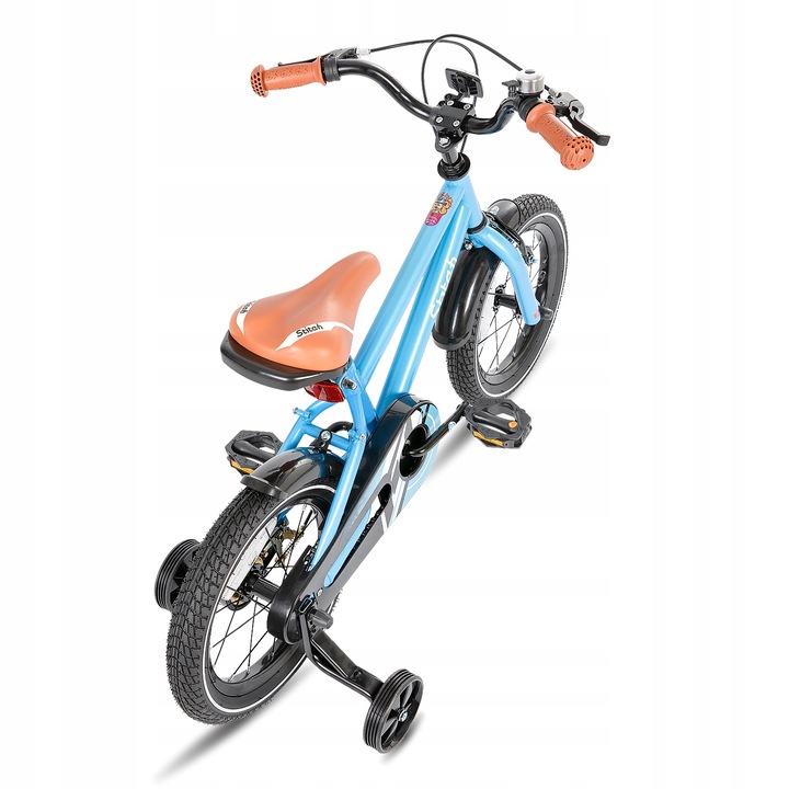 STITCH 16-calowy rower dla dzieci w wieku 4-7 lat Koło treningowe Podwójne