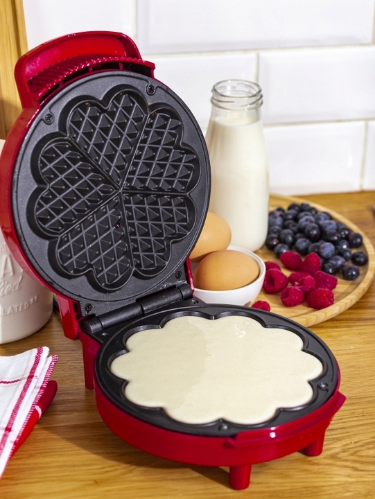 Hoffen Gofrownica SERCA czerwona 1200W