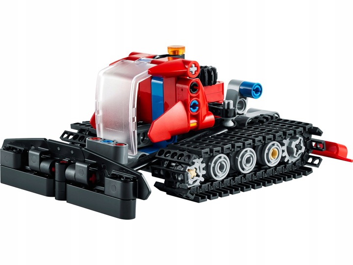 LEGO TECHNIC Ratrak Skuter Śnieżny 2w1 klocki 42148 auto torba na prezent
