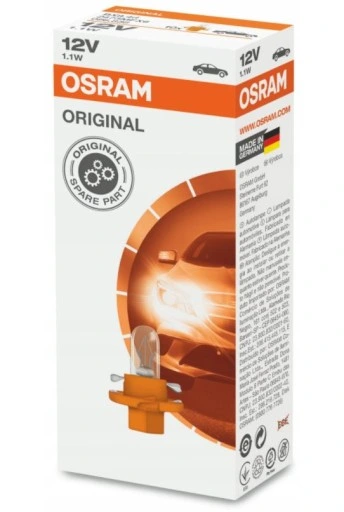 10x OSRAM BAX 12V 1,1W BX8,4D 2473MFX6 ORYGINAL