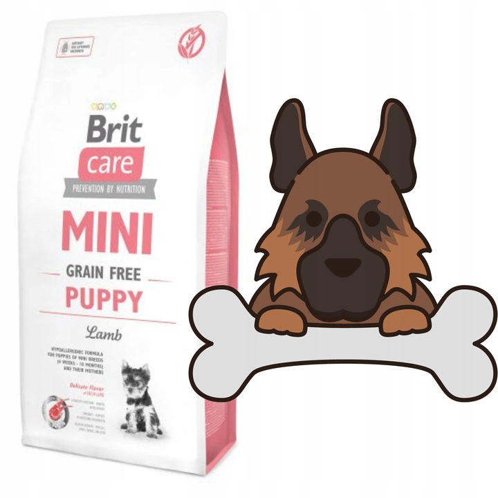 BRIT CARE MINI GRAIN FREE PUPPY LAMB 2kg